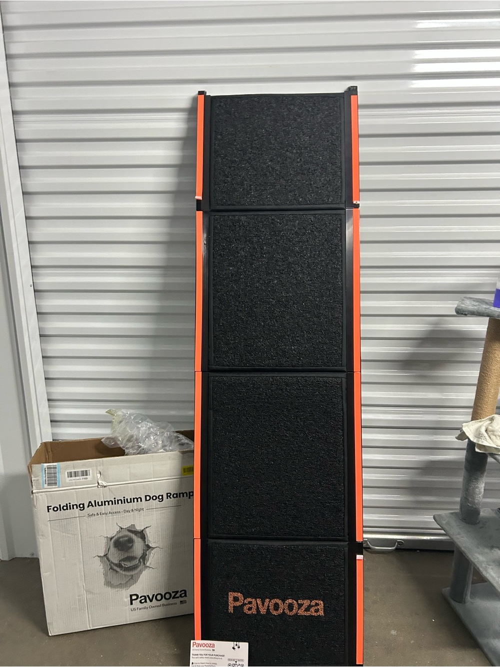 Portable Dog Ramp - Orange & Black - Picture 6 of 6